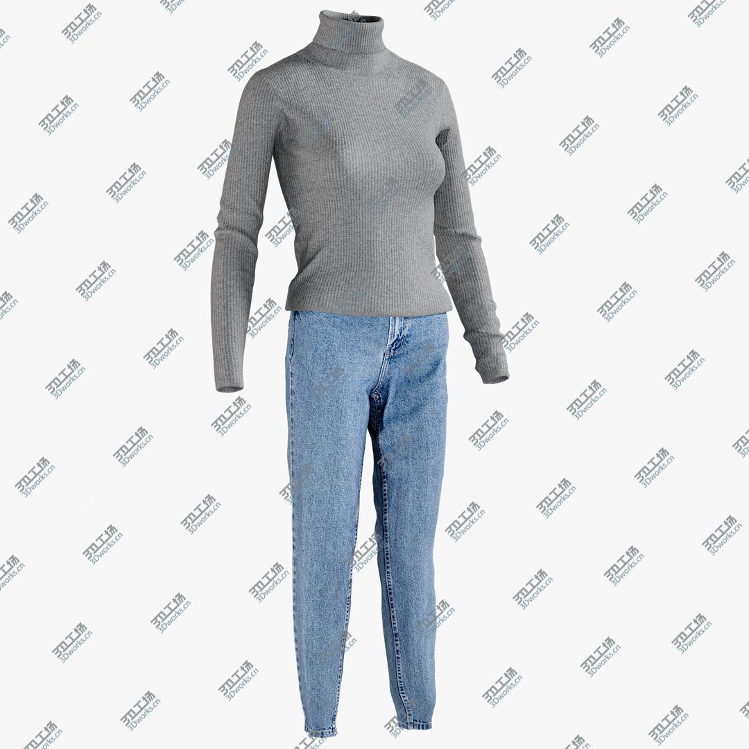 images/goods_img/20210319/3D Women's Jeans Pullover/1.jpg